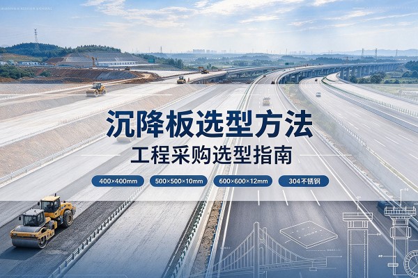 项城沉降板选择方法