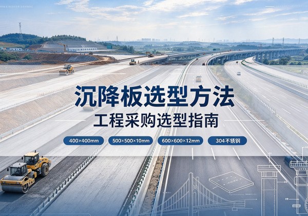 项城沉降板选择方法
